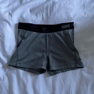 Grey Nike Pros Large